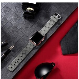 Apple Watch 42mm 44mm Soft Silicone Weave Band